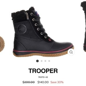 PAJAR Sport Men's trooper black leather.